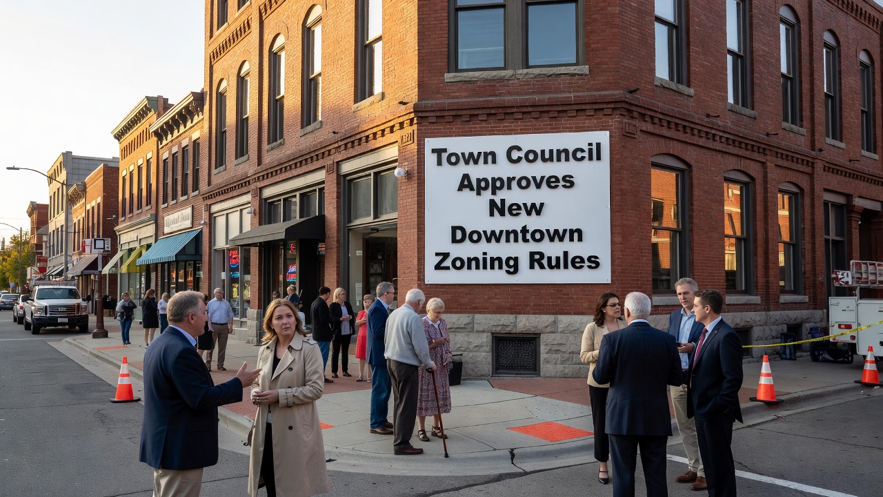 Town Council Approves New Downtown Zoning Rules